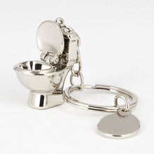 Lovely s Mini Toilet Key Ring Chain Classic 3D Keychain Bathroom Cute Creative Gift trinket  J4U66