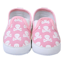Lovely Baby Boys Girls First Walkers Shoes Toddler Skull Antislip Soft Sole Kids Infant Shoe 0-12 Months J4U66