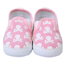 lovely baby boys girls first walkers shoes skull antislip soft sole kids infant shoe 0~12 months J4U66