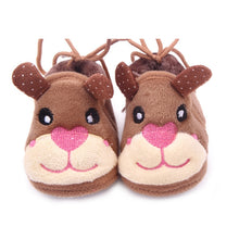 lovely baby girl slip on boy puppy snow warm fleece crib shoes boots J4U66