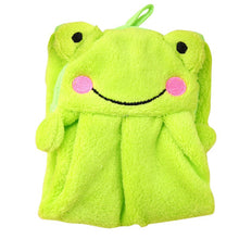 Lovely Cartoon Children Hand Dry Towel Kids Kitchen Bathroom Kid Soft Plush Fabric Hang Towels J4U66