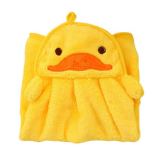 Lovely Cartoon Children Hand Dry Towel Kids Kitchen Bathroom Kid Soft Plush Fabric Hang Towels J4U66