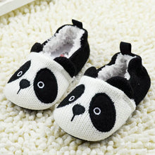 lovely cartoon panda baby girls boy infant crochet knitted soft crib shoes first walkers 0~1 months J4U66