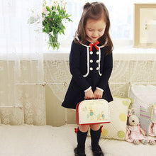 lovely kid baby slim outwear dress cozy child girl pullover jacket tops 2~7 years J4U66