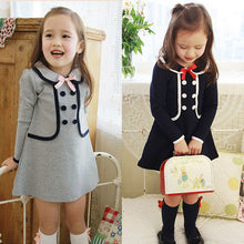 lovely kid baby slim outwear dress cozy child girl pullover jacket tops 2~7 years J4U66