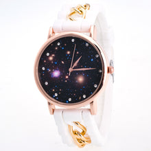 Lovely Kids Watches Star & Sky Pattern Quartz Watch Children Students Girls Popular Ssilicone Strap Wristwatch Relogio Feminino J4U66