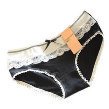 lovely women multi colors cotton soft lace bow knot briefs underwear knickers J4U66