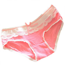 Lovely Women\'ulti-Colors Cotton Soft Lace Bow-knot Briefs Underwear Knickers J4U66
