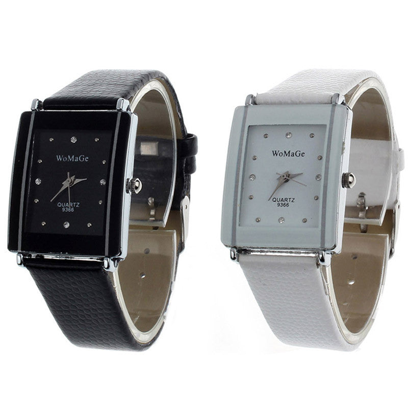 Lover Leather Analog Sport Quartz Date Leather Wrist Watch Analog Gift J4U66