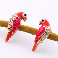 Loverly Animal Red Bird Ear For Women s Sale Charms Crystal Earrings J4U66