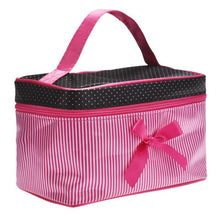 Low Women's Bag Square Bow Stripe Cosmetic Bag Big Lingerie Bra Underwear Dot Bags Travel Bag toiletry kits J4U66