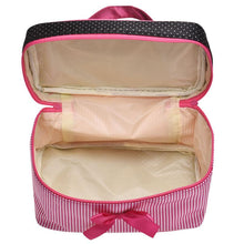Low Women's Bag Square Bow Stripe Cosmetic Bag Big Lingerie Bra Underwear Dot Bags Travel Bag toiletry kits J4U66