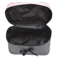 Low Women's Bag Square Bow Stripe Cosmetic Bag Big Lingerie Bra Underwear Dot Bags Travel Bag toiletry kits J4U66