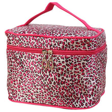 Lucky Zebra&Leopard Print Cosmetic Bags Women Travel Makeup Bag Make Up Bags Tools /Fashion Women Bags  J4U66