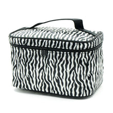 Lucky Zebra&Leopard Print Cosmetic Bags Women Travel Makeup Bag Make Up Bags Tools /Fashion Women Bags  J4U66