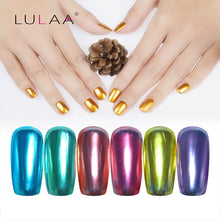 4pc / lot Mirror Effect Metal Multi-color Paint Topc oat Metal Nail Art Polish Woman Lady Makeup DIY Nail Art Tools Set J4U66