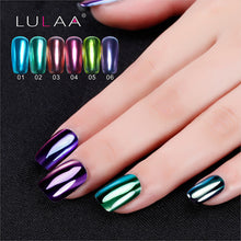 4pc / lot Mirror Effect Metal Multi-color Paint Topc oat Metal Nail Art Polish Woman Lady Makeup DIY Nail Art Tools Set J4U66