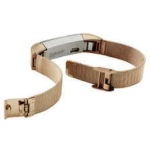 Luxury Gold/Sliver/Black Milanese Stainless Steel Watch Band Strap Bracelet Adjustable Closure For Fitbit Alta Tracker  J4U66