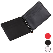 LuxuryRetro Mini Neutral Fold Leather Wallet Wallet Purse mens wallet Money Clip billetera hombre  J4U66