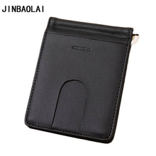 LuxuryRetro Mini Neutral Fold Leather Wallet Wallet Purse mens wallet Money Clip billetera hombre  J4U66