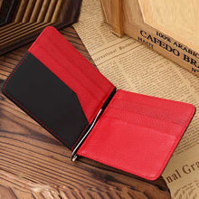 LuxuryRetro Mini Neutral Fold Leather Wallet Wallet Purse mens wallet Money Clip billetera hombre  J4U66