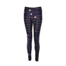 M-4XL Women Gym Pencil Pants Punk Stretchy Leggings Graphic Printed Leggings J4U66