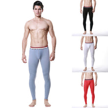 M-XL Fashion Men Modal Long Johns Breath Mesh Thermal Pants Trousers Underwear Leggings J4U66