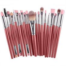 Makeup Brushes Set 20pc Makeup Brush Set tools Make-up Toiletry Kit Wool Make Up Brush Set Black Sliver  J4U66