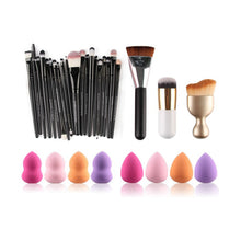 Makeup Brushes Set Puff Eye Shadow Foundation Eyeliner Eyebrow Sponge Blush Tools Cosmetics Kits Beauty Pincel Maquiagem J4U66