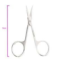 makeup eyebrow scissor with sharp head stainless steel women brow beauty make up tool slightly curved manicure cuticle cutting J4U66