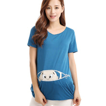Maternity Tops Nursing Pregnancy T-shirts Cute Baby Printed Clothes For Pregnant P18 J4U66
