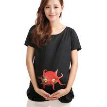 maternity tops nursing pregnancy t-shirtss cute baby printed clothes for pregnant women J4U66
