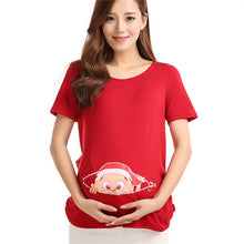 maternity tops nursing pregnancy t-shirtss cute baby printed clothes for pregnant women J4U66