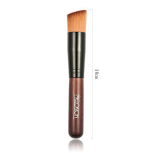 Meloision foundation brush high-grade original wooden handle Oblique head foundation makeup brush Tool Eyeliner Lip Brushes J4U66
