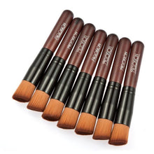 Meloision foundation brush high-grade original wooden handle Oblique head foundation makeup brush Tool Eyeliner Lip Brushes J4U66