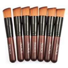 Meloision foundation brush high-grade original wooden handle Oblique head foundation makeup brush Tool Eyeliner Lip Brushes J4U66