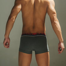 Men Boxer Underwear Bulge Pouch Boxers Shorts Solid Color Mens Underpants J4U66