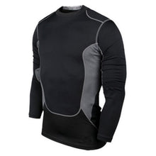 men compression base layer top tight long sleeve t-shirts collection J4U66