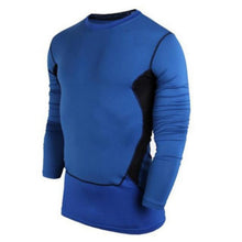 men compression base layer top tight long sleeve t-shirts collection J4U66