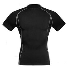 Men Compression Skin Under Base Layer Tops Tight Short Sleeve Jersey T-Shirt J4U66