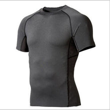 Men Compression Skin Under Base Layer Tops Tight Short Sleeve Jersey T-Shirt J4U66