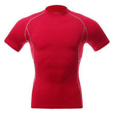 Men Compression Skin Under Base Layer Tops Tight Short Sleeve Jersey T-Shirt J4U66