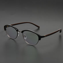 Men Glasses Frame Titanium Eyeglasses Optical Glasses Frame Reading Clear Glasses suit Prescription Eyewear Lenses LY6 J4U66