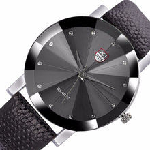 Men Luxury Stainless Steel Quartz Military Sport Leather Band Dial Wrist Watch J4U66