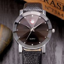 Men Luxury Stainless Steel Quartz Military Sport Leather Band Dial Wrist Watch J4U66