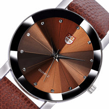 Men Luxury Stainless Steel Quartz Military Sport Leather Band Dial Wrist Watch J4U66