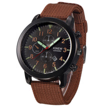 Men Luxury Watches XIBrand Mens Military Quartz Army Watch Black Dial Date Luxury Sport Nylon Wrist Watch Relogio Masculino J4U66