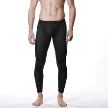 Men Modal Long Johns Mesh Thermal Pants Elastic Trousers Thermal Underwear Leggings M-XL J4U66
