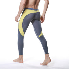 Men Modal Long Johns Mesh Thermal Pants Elastic Trousers Thermal Underwear Leggings M-XL J4U66