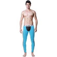 Men Modal Long Johns Spice Mesh Warm Thermal Trousers Underwear Legging Pants J4U66